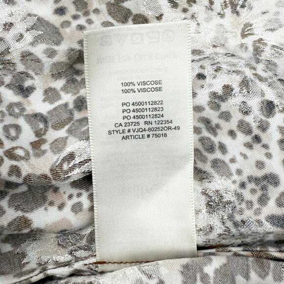 WILFRED Aritzia Baroque Leopard Print Fit And Flare Mini Dress Sz 2 - Picture 6 of 8